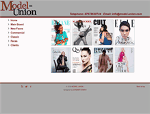 Tablet Screenshot of model-union.com